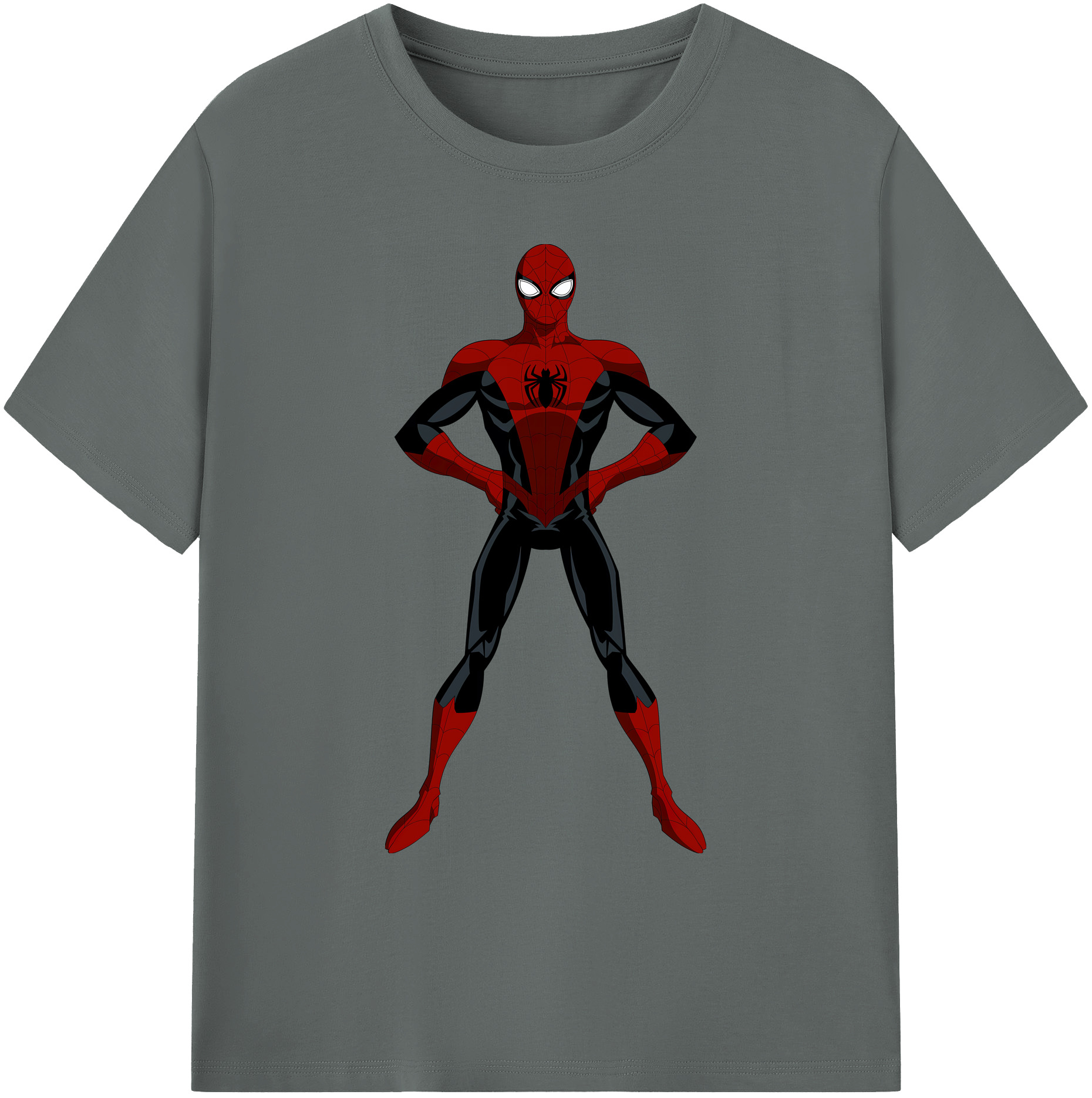 （画像用） Spider Man スパイダーマン 綿100％ メンズ半袖Tシャツ｜肌触りやわらか＆通気性